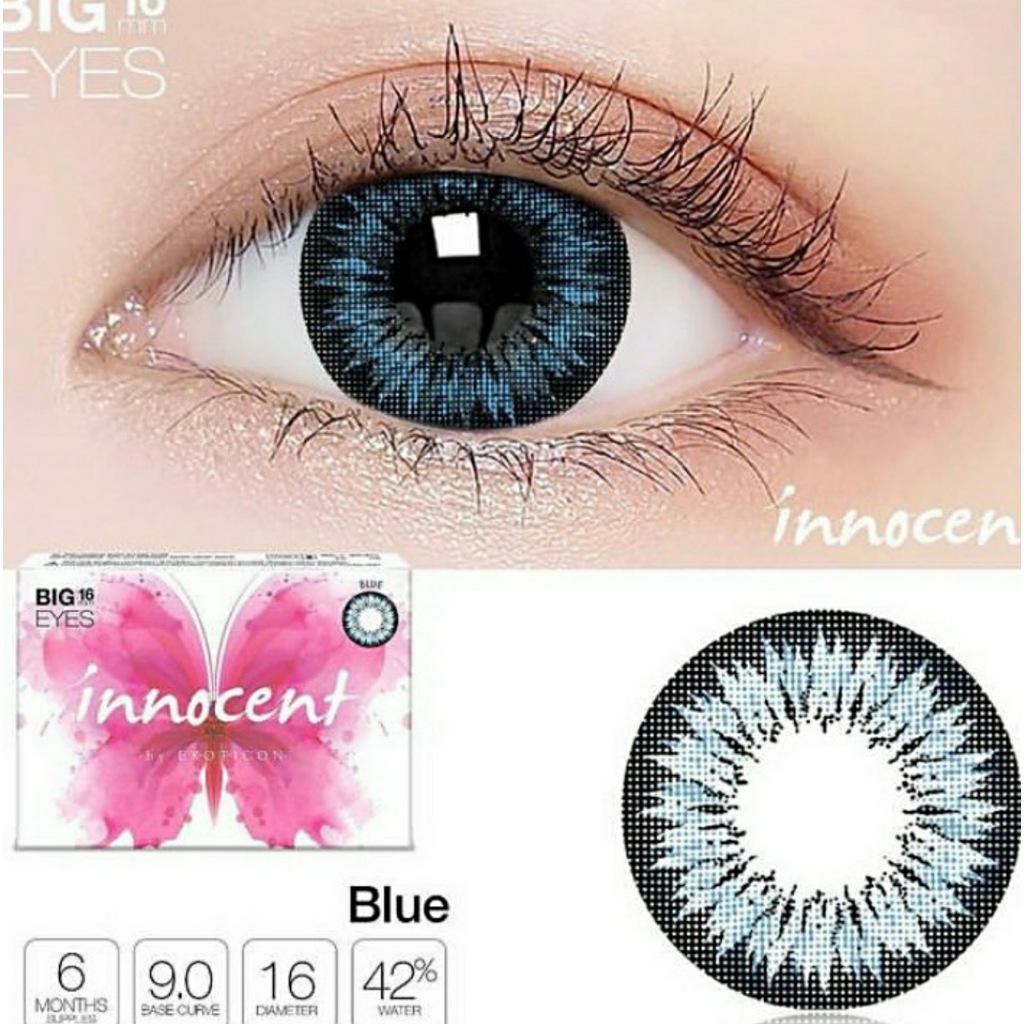 Jual Softlens X Innocent Mm Big Eyes By Exoticon Softlen Soflen Warna Normal Shopee