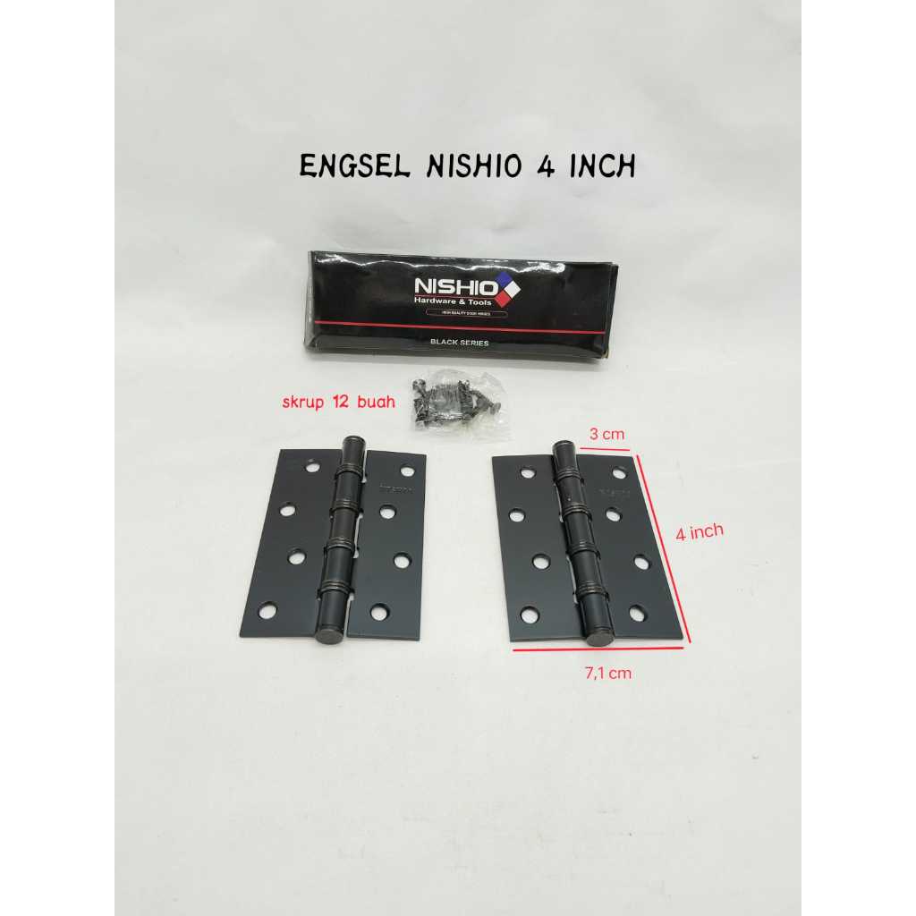 Jual Engsel Pintu Tebal Hitam Black Series Nishio 4