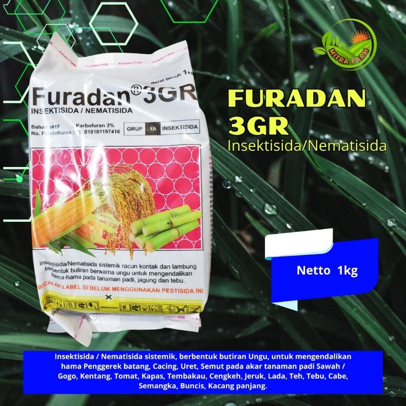Jual Insektisida - Nematisida Furadan 3GR 1 kg - Pembasmi Serangga dan ...