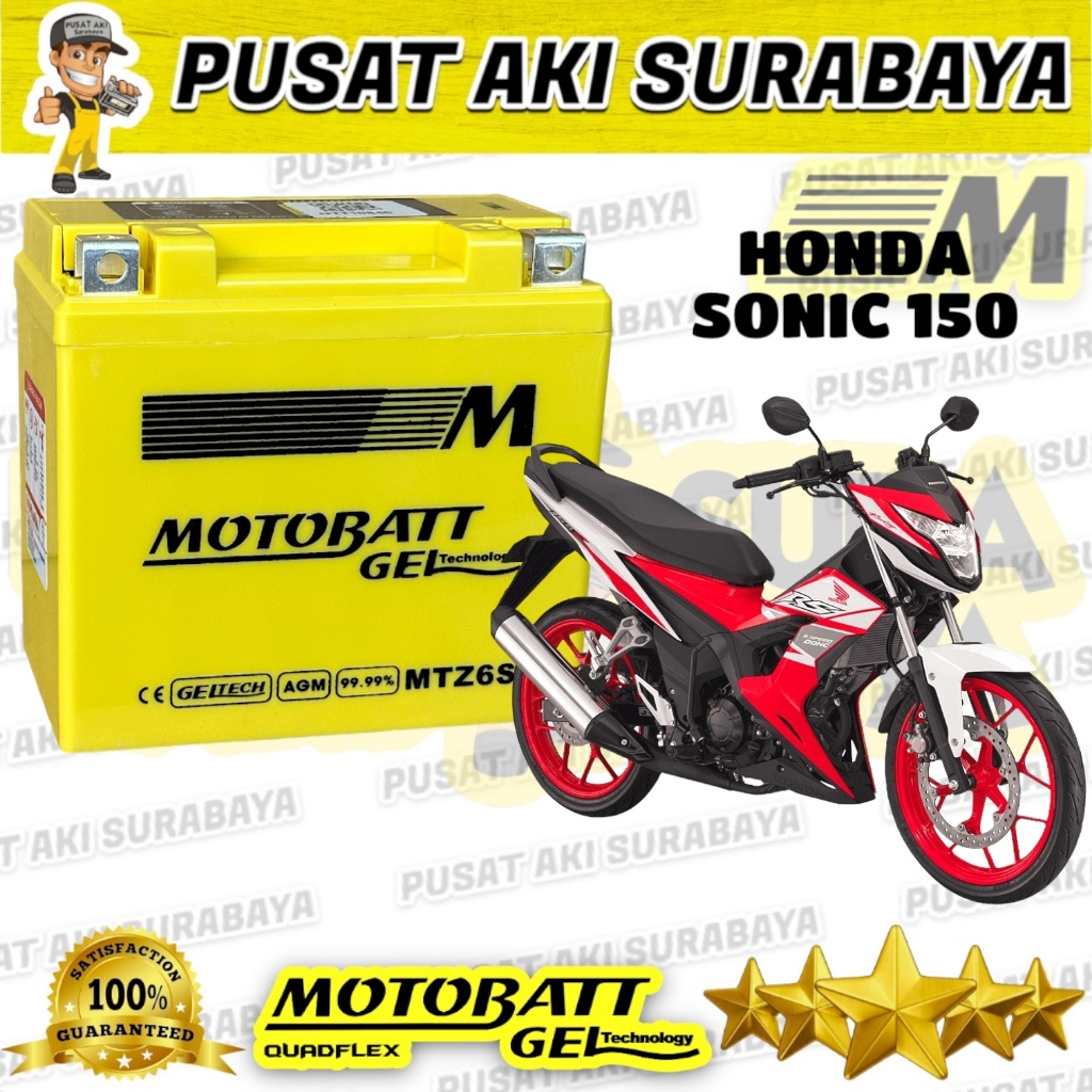 Jual DI JAMIN ASLI AKI ORIGINAL MOTOBATT GEL MTZ6S UNTUK MOTOR SUZUKI