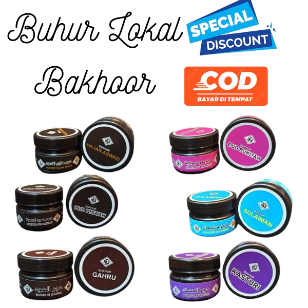 Jual Buhur Bukhur Dupa Bakhoor Arab Beragam Varian Hajar Aswad ...