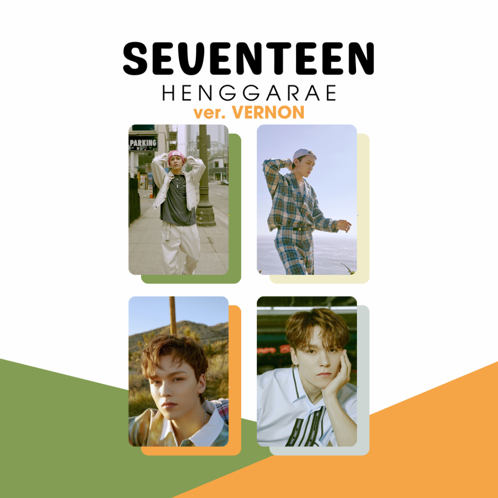 Jual SEVENTEEN [HENGGARAE] Ver SET - pc kpop unoff photocard 2 sisi svt ...