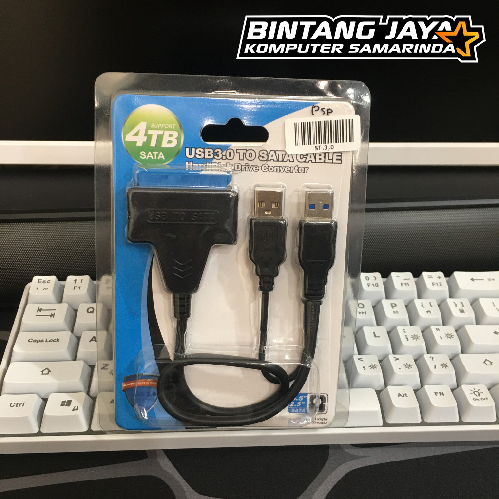 Jual Kabel Adapter USB 3.0 to SATA HDD Converter (Support 4TB SATA ...