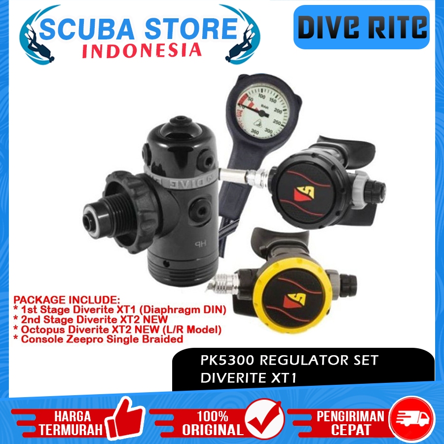 Jual PK5300 Paket Regulator Set Package Diverite Custom XT1 1st Stage