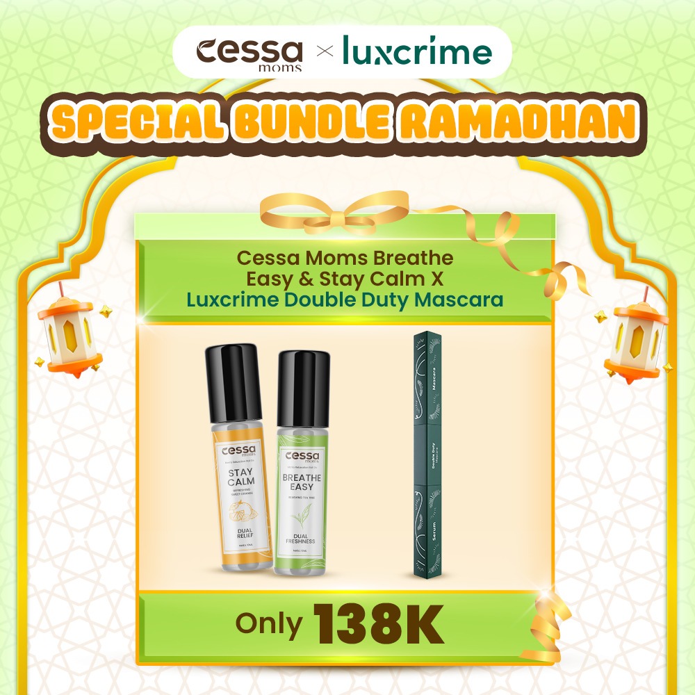 Jual Cessa Moms Breathe Easy & Stay Calm X Luxcrime Double Duty Mascara ...