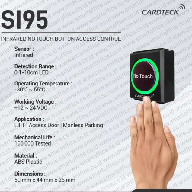 Jual No Touch Button Access Door Lift Touchless Infrared Sensor 12V-24V ...