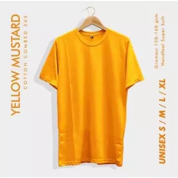 Kaos Polos Pendek Pria Wanita Catton Combet 30s