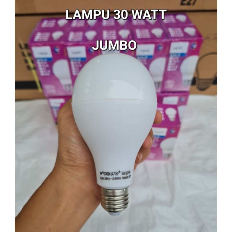 Jual Bohlam Led Jumbo Watt Lampu Hemat Energi Super Terang