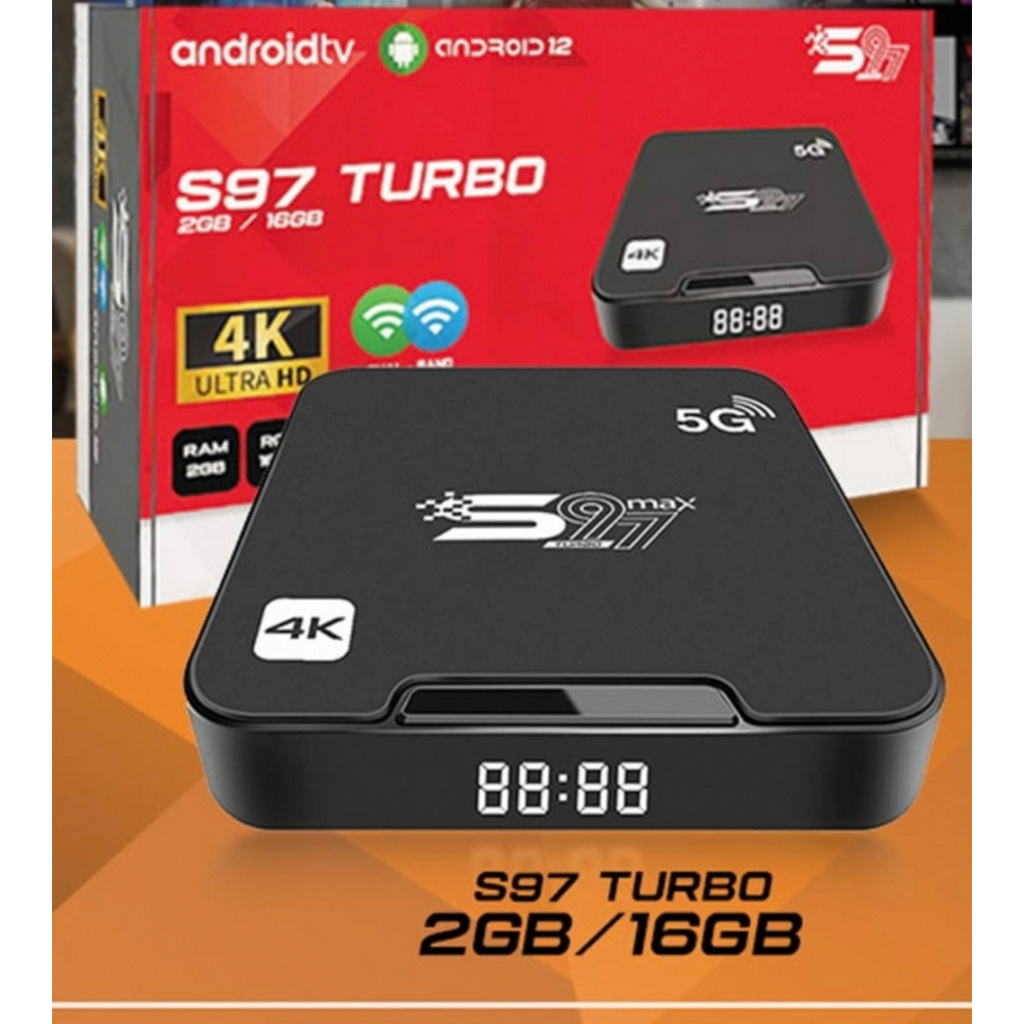 Jual ANDROID TV BOX S97 TURBO Max Chipset AMLOGIC 16GB