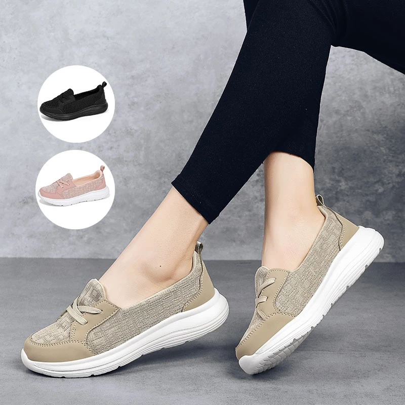 Foku Sepatu Wanita Slip On Ringan Sol Gesekan