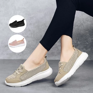 Foku Sepatu Wanita Slip On Ringan Sol Gesekan