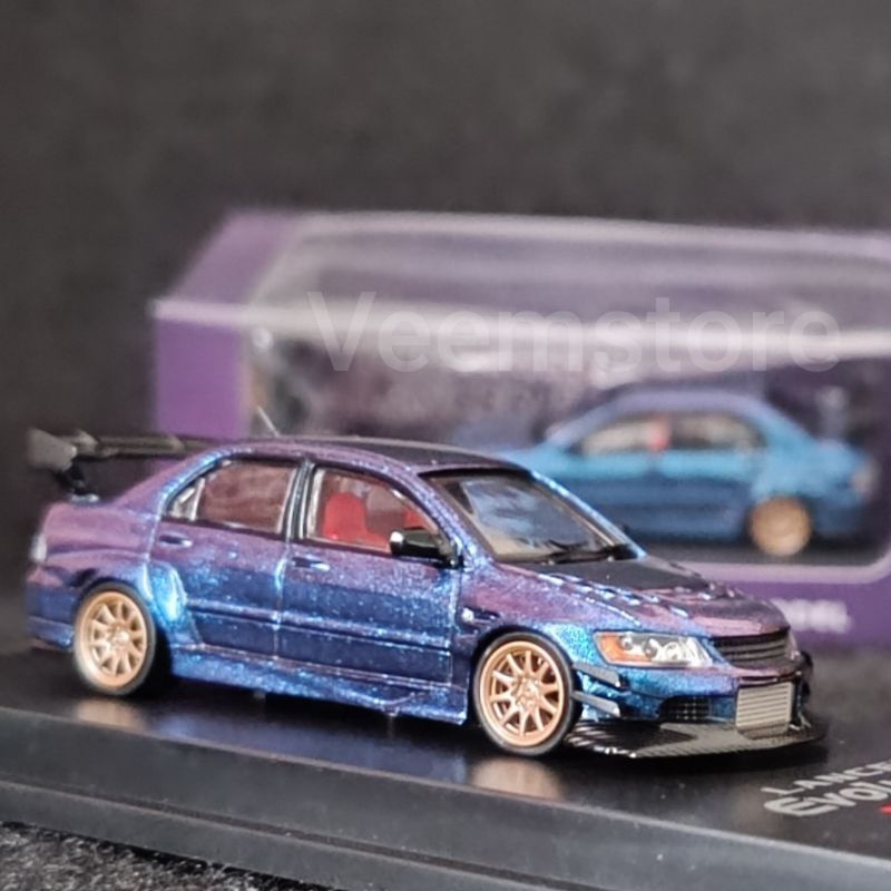 Jual Die Cast 1:64 Mitsubishi Lancer EVO IX Chameleon [CM Model] with ...