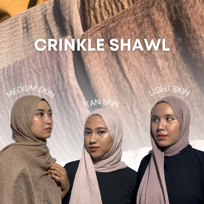 harga pashmina crinkle shawl