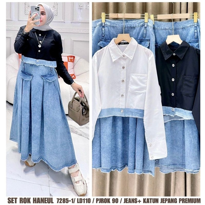 Jual JK Set Rok Haneul Black | Shopee Indonesia