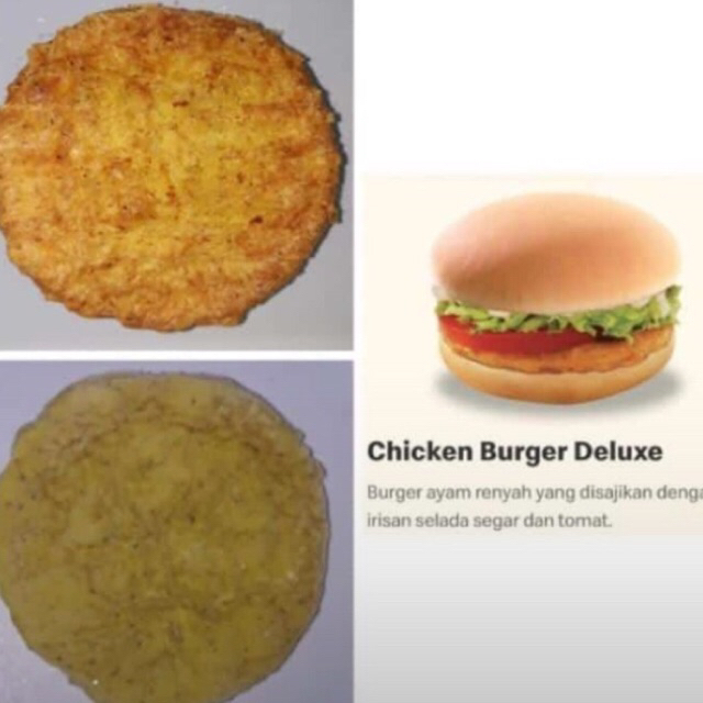 Jual Chicken Burger McD 1kg | Shopee Indonesia