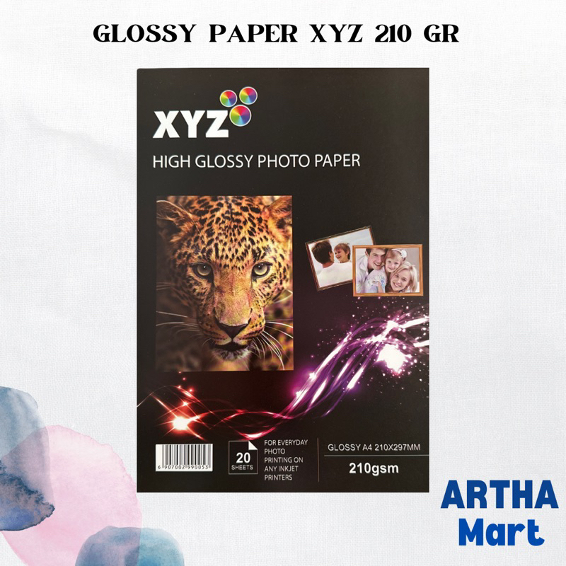 Jual XYZ - GLOSSY PAPER KERTAS FOTO 210 GR - PACK | Shopee Indonesia