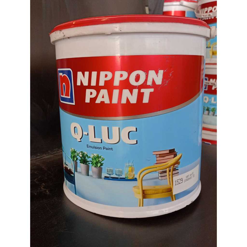 Jual CAT TEMBOK NIPPON PAINT QLUC 4,5KG 1529 SOFT WHITE Shopee Indonesia