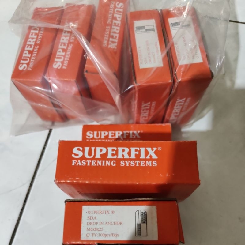 Jual dynaset m6 x 8 x 25 asli merek superfix Kualitas Bagus / dinaset ...