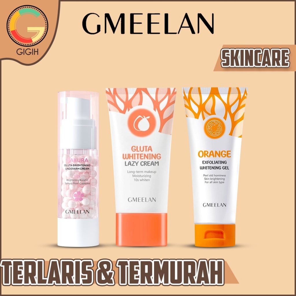 Jual Gmeelan Perawatan Wajah Series Gluta Whitening Lazy Cream