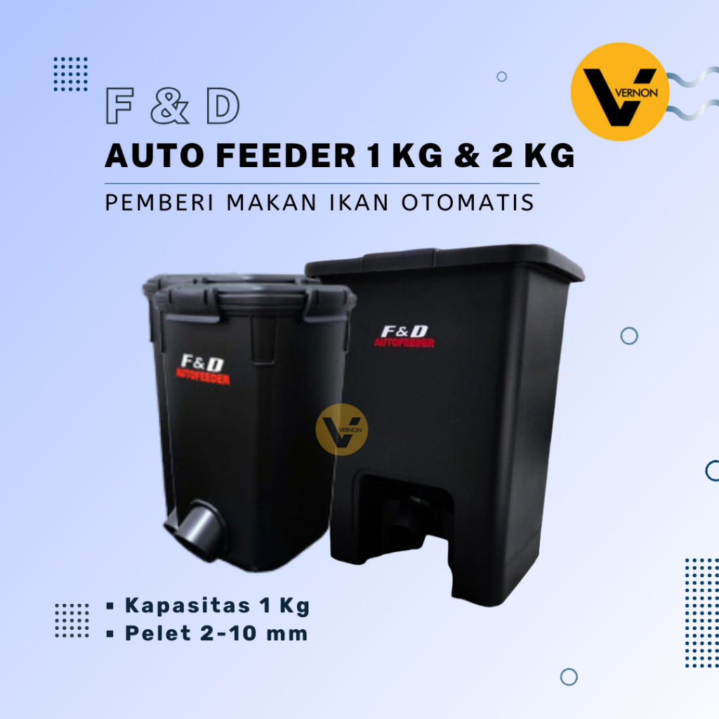 Jual Pemberi Makan Ikan Otomatis Auto Feeder Kolam Autofeeder Kg