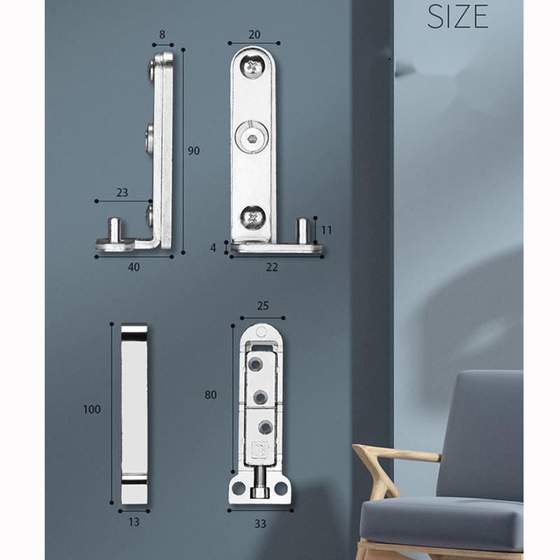 Jual 2Pcs Engsel Pivot Hinge Pintu Lipat Engsel Atas Dan Bawah ...