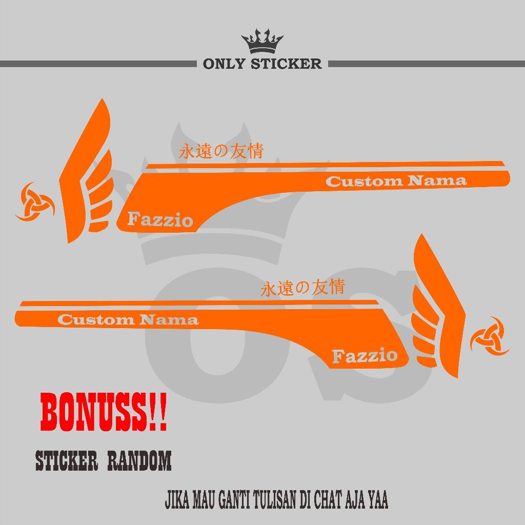 Jual STICKER CUTTING FAZZIO / MTF 16 /STRIPING FAZZIO TERBARU / STICKER ...