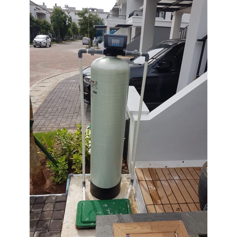 Jual FILTER AIR FRP 1354 NANOTEC Head valve otomatis backwash