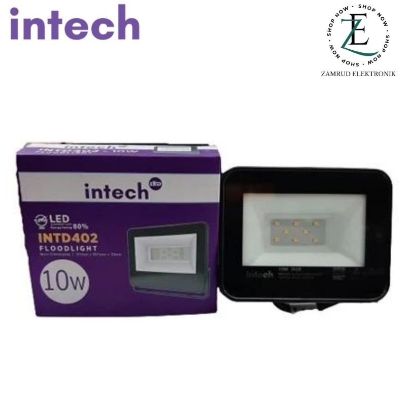 Jual INTECH Lampu Sorot LED 10 WATT / 20 WATT / 30 WATT / 50 WATT / 100 ...