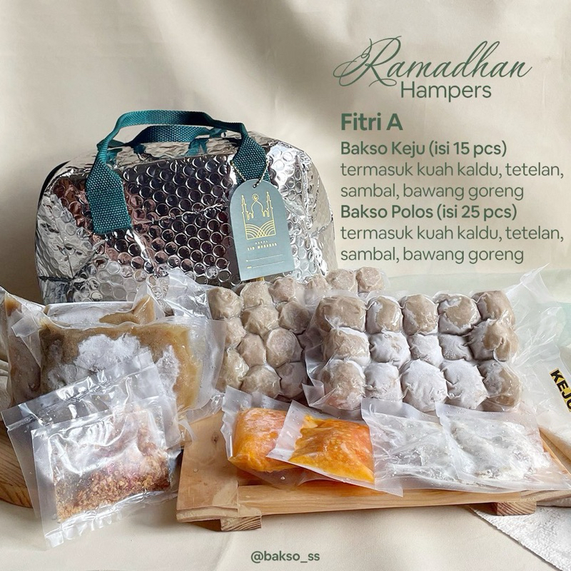 Hampers Lebaran Parsel Ramadhan Bakso SS Frozen food - Fitri A
