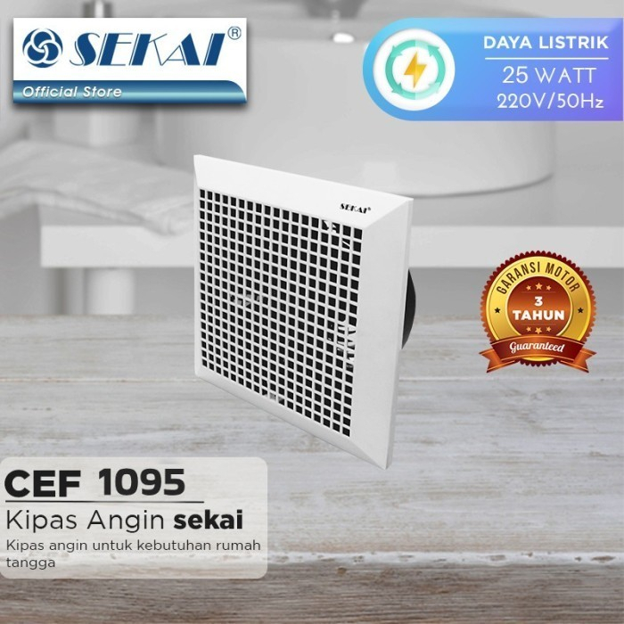 Jual Exhaust Fan Sekai Cef Inch Kipas Hexos Plafon Cm Shopee Indonesia