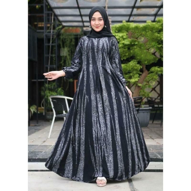 Jual Gamis Twill Ori Rayon Premium Malaman Candimekar Pekalongan Motif