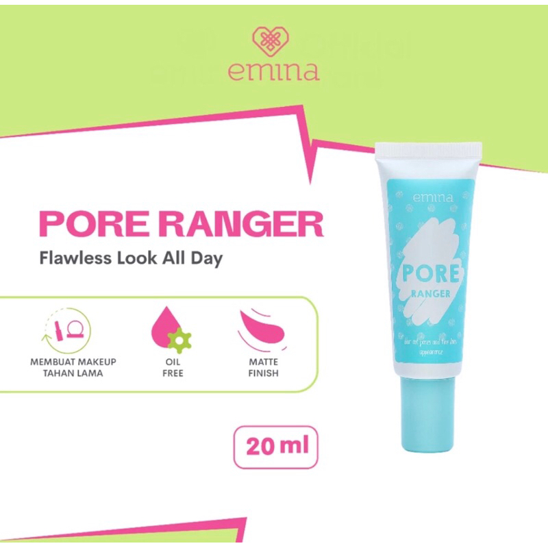 Jual EMINA PORE RANGER 20ml Primer matte finish samarkan pori pori
