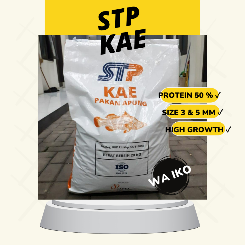 Jual STP KAE PAKAN MAKANAN PELET IKAN KOI AIR TAWAR PROTEIN TINGGI HIGH ...