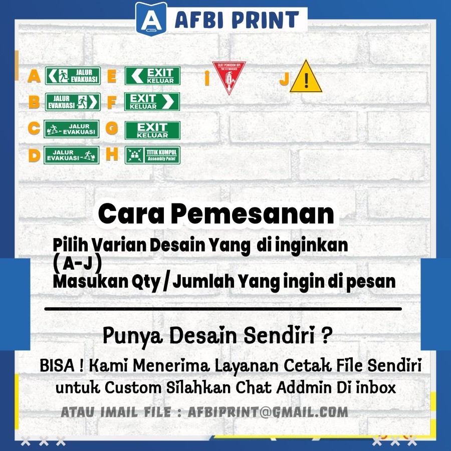 Jual Sign Jalur Evakuasi dan Rambu Exit. Acrylic Ukuran 30 x 10 Cm ...