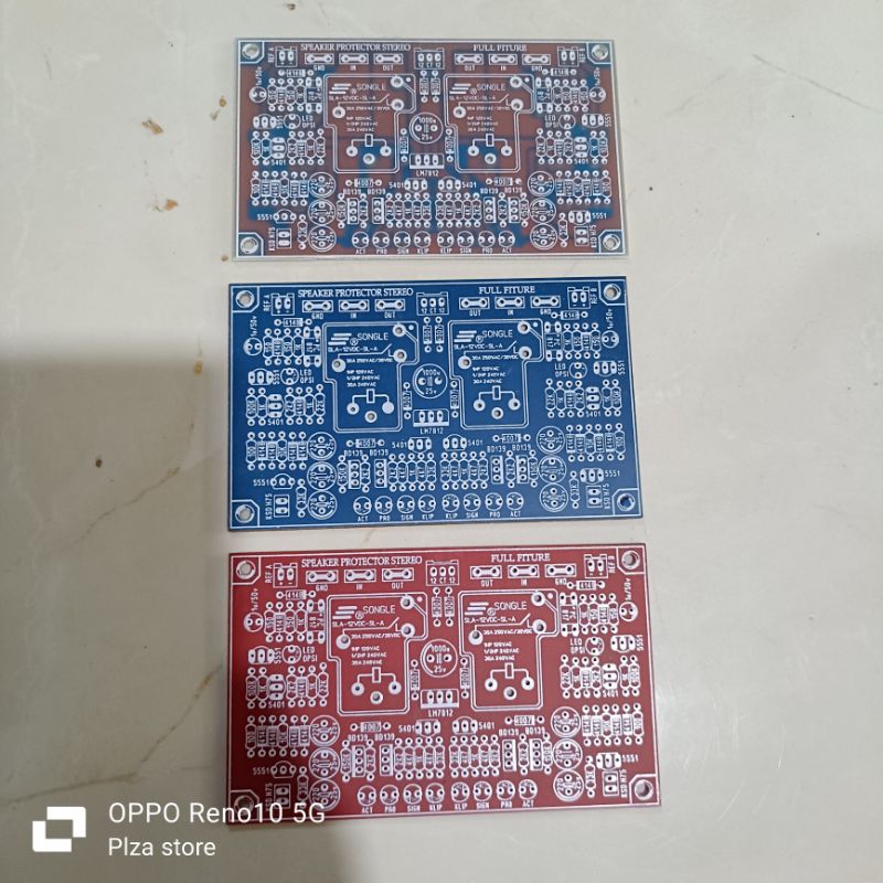 Jual Pcb speaker protector stereo full fitur pcb protek protektor