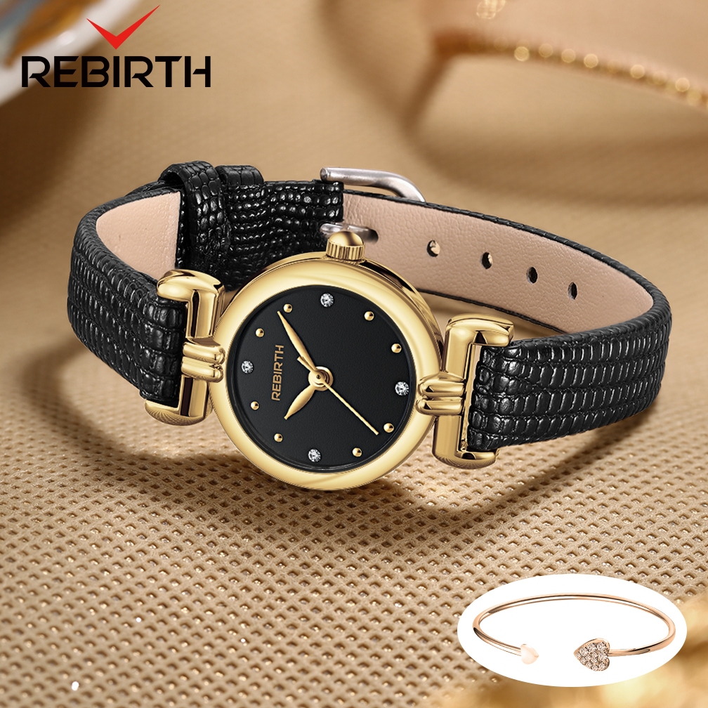 Jual REBIRTH Jam Tangan Wanita Anti Air Original Korea Elegan Tali