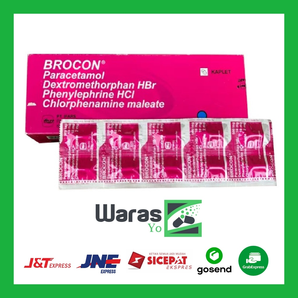 Jual [WS] BROCON PER STRIP ISI 10 TABLET - BAUK PILEK DEMAM [IFARS ...