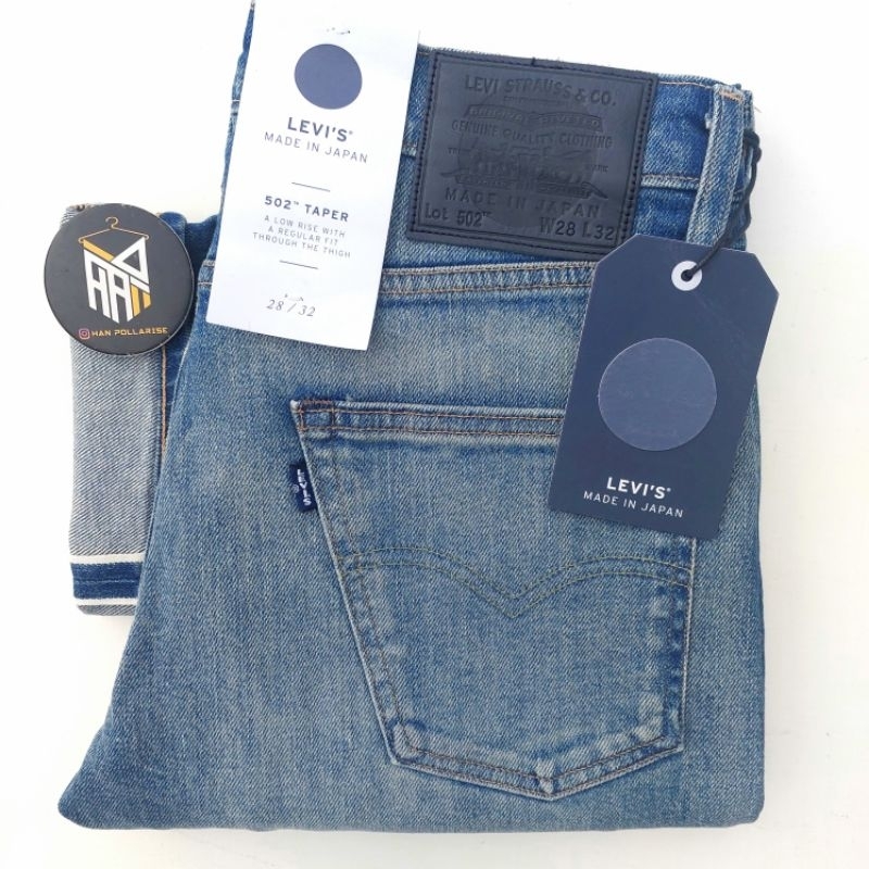 Levi 's 502 Selvedge Made In JAPAN Taper Fit Jeans