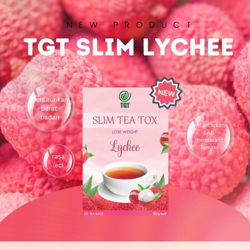 Jual TGT Slim Tea - Diet Tea Slimming Tea ( Ori / Leci ) | Shopee Indonesia