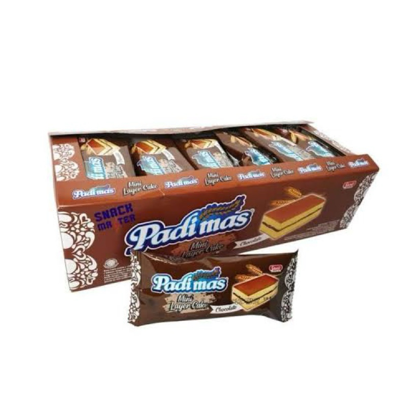 Jual Padimas mini layer cake isi 24pcs - padimas box - roti - bolu ...