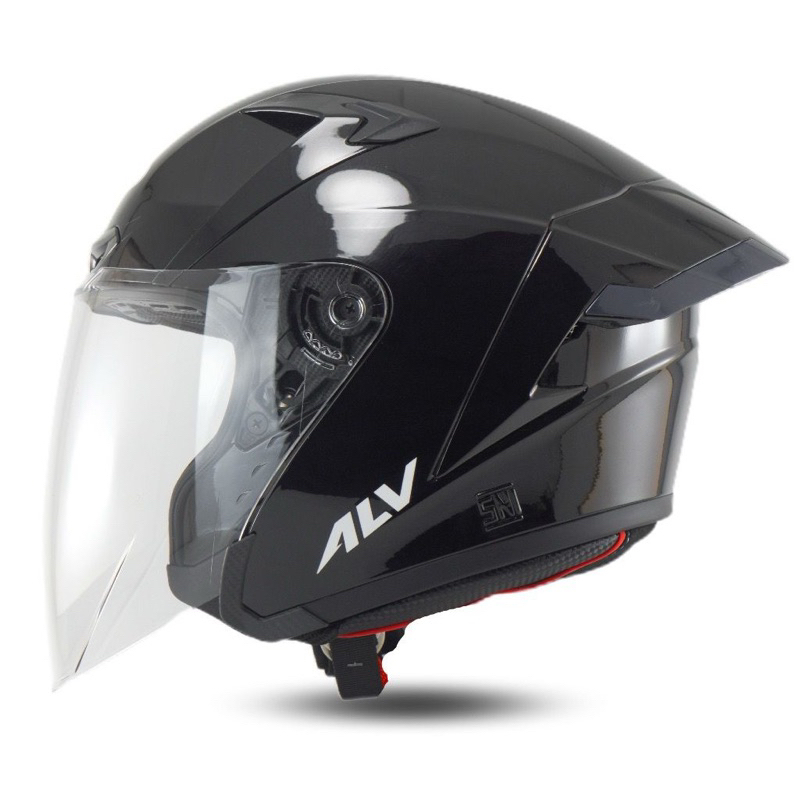 Jual Helm Half Face Alv Ultron Pro Kekinian Kaca Silver Sudah Sni Shopee Indonesia