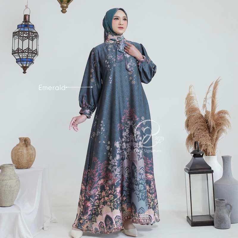 Jual DYN Signature Titana Dress & Titania Dress - Gamis Couple Set ...