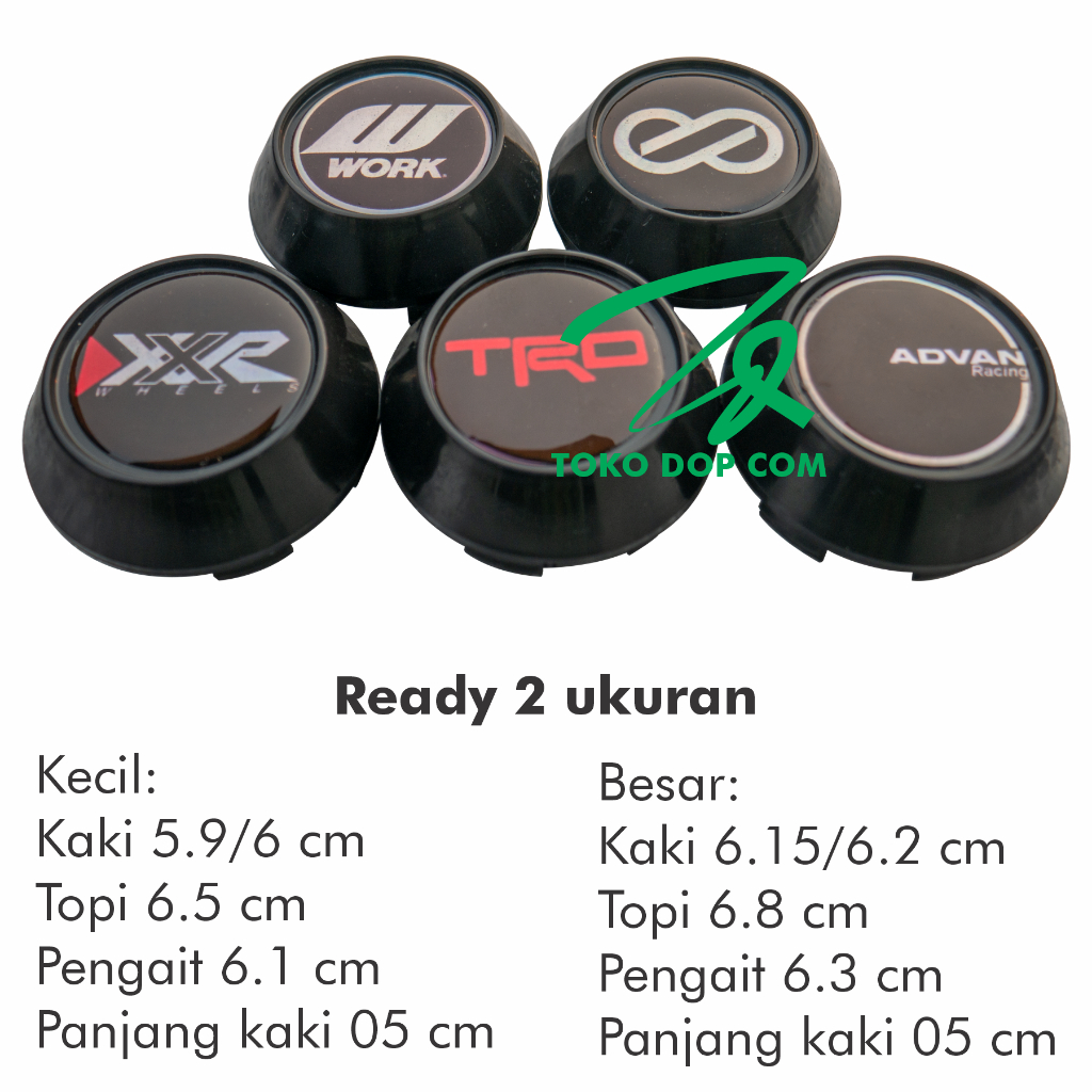 Jual Tutup Dop Velg Kerucut Stiker Resin Timbul Advan Bs Enkei Hsr Oz Racing Rays Ssr Trd Volk