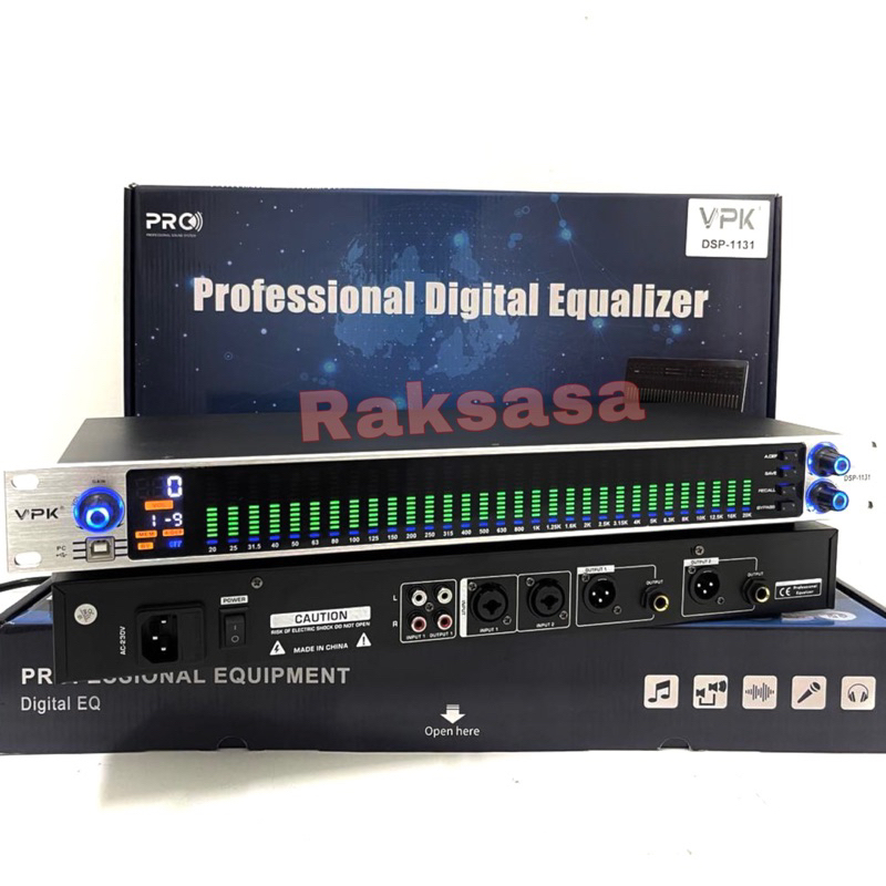 Jual Equliser Digital VPK DSP 1131 Original Equalizer Digital VPK1131 ...