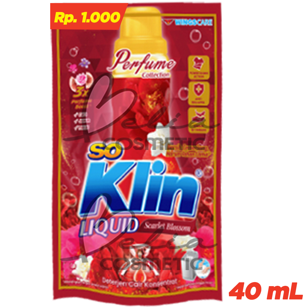Jual BELIA SO KLIN Liquid Detergent Cair Konsentrat | Kemasan Sachet ...