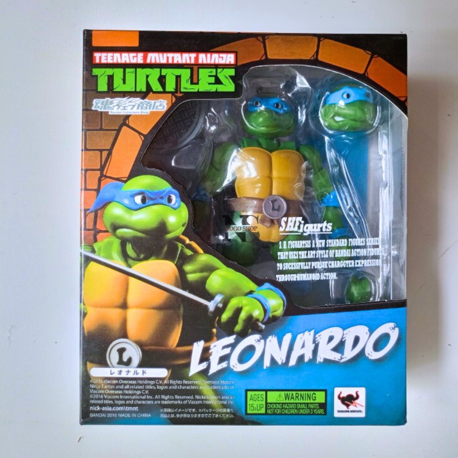Jual SHF Figuarts Teenages Mutant Ninja Turtles TMNT Leonardo | Shopee ...