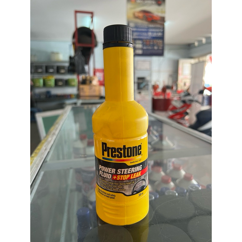 Jual Prestone power steering fluid + stop leak (300ml) Shopee Indonesia