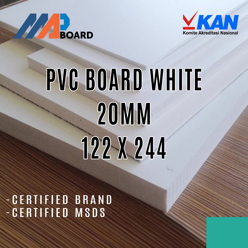Jual MAP BOARD - PVC Board / PVC Foam Board 20mm Ukuran 122 x 244 ...