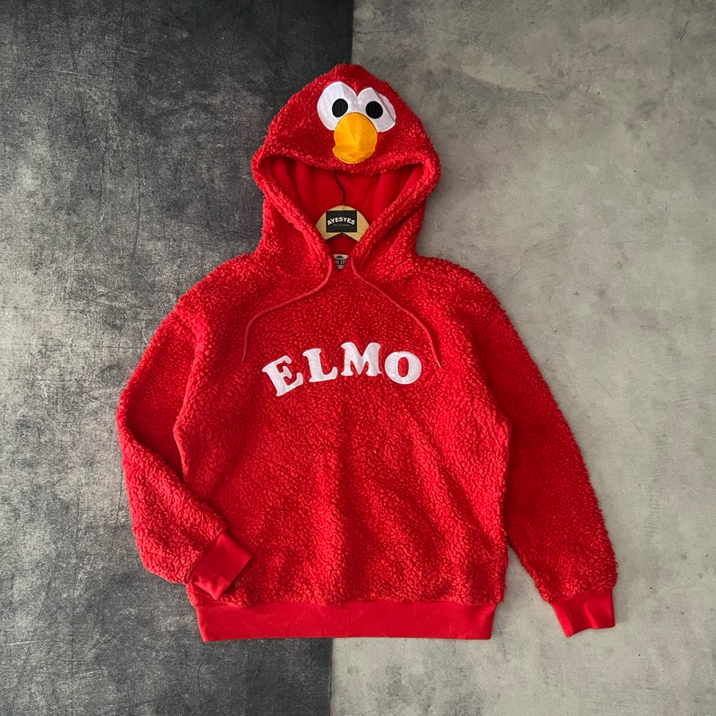 Elmo Sweatshirt Sesame Street Kid Hoodie Sweater I COMMON SENSE