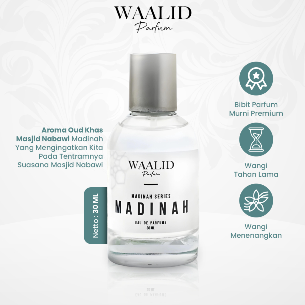 Jual Parfum Pria Waalid Parfum Madinah Series EDP 35ml Eau De Perfume ...